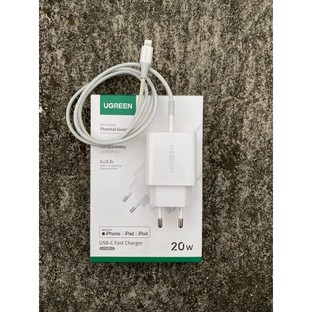 charger iphone ugreen 20W original
