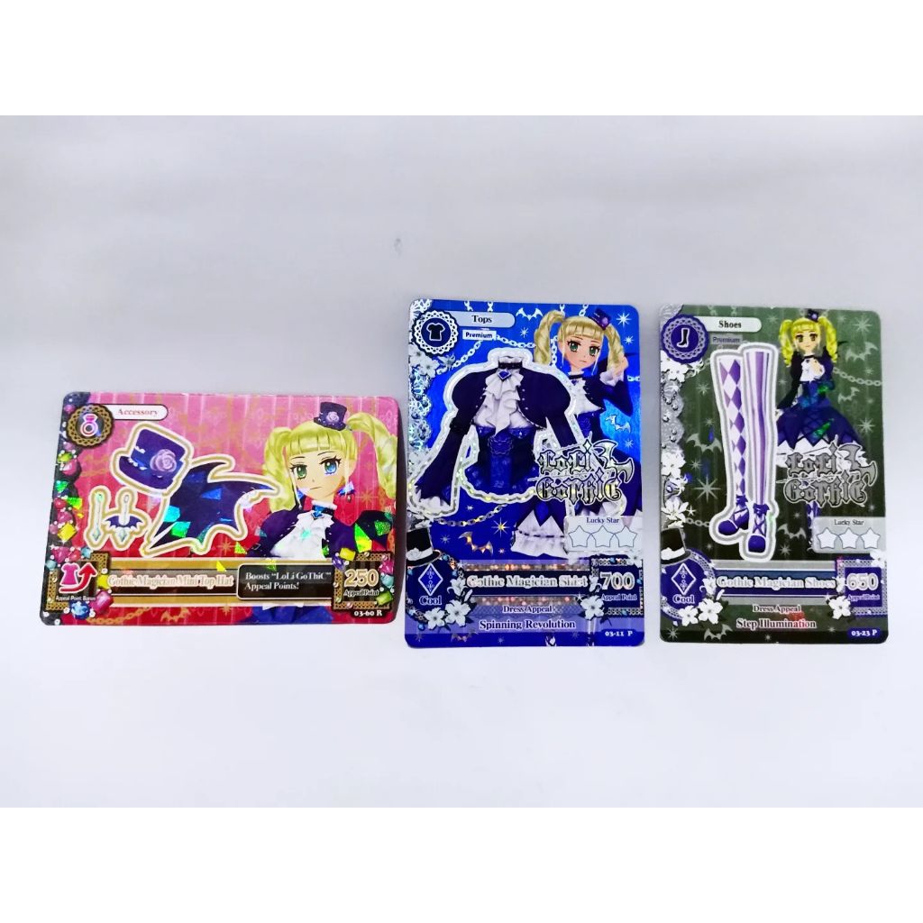 Kartu Aikatsu Yurika Tōdō Premium card Gothic MagicianThe LoLi GoThiC