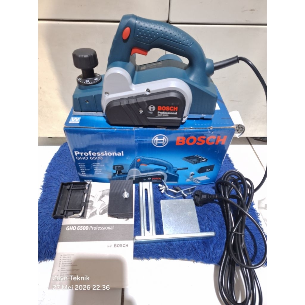 Mesin Serut kayu/ Ketam Kayu 650watt BOSCH GHO 650 PROFESSIONAL