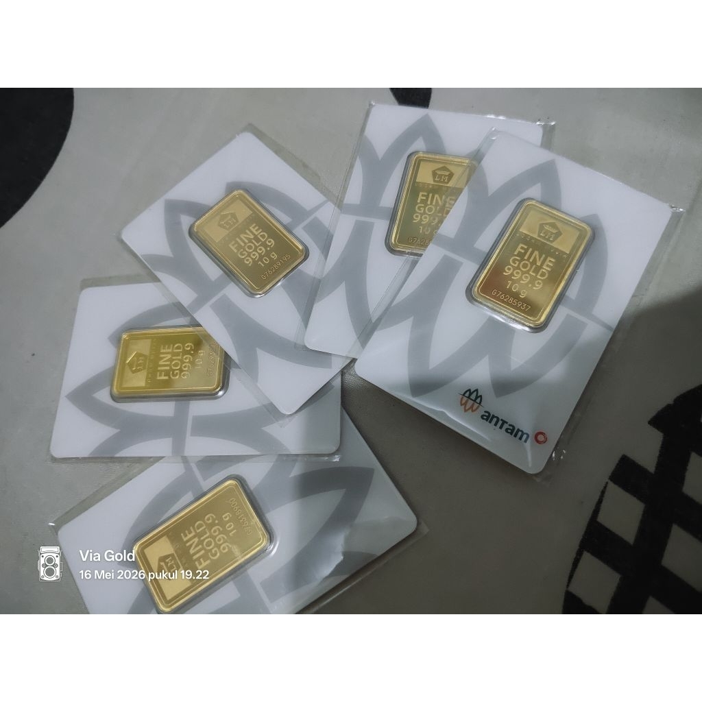 Antam 10 gram 2026 Redmark Certieye LM emas