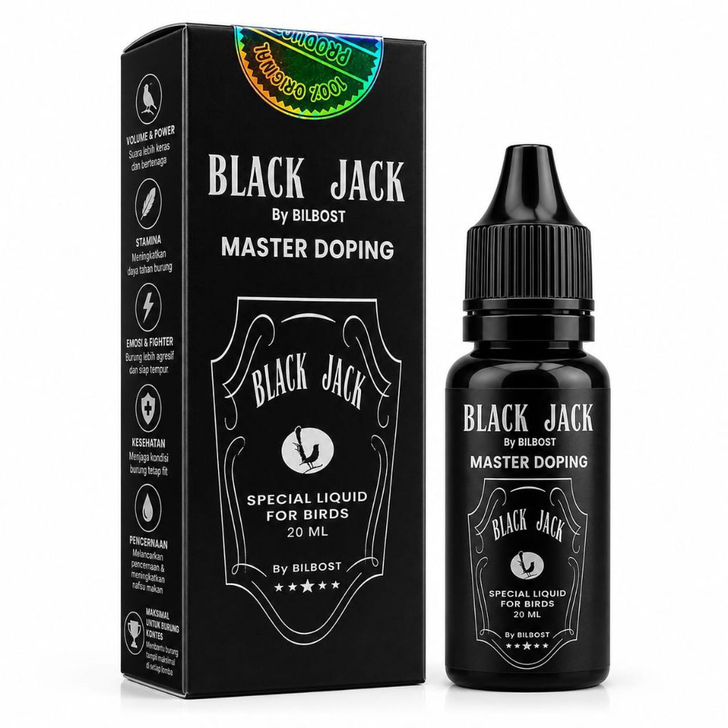 Vitamin Burung BLACK JACK Doping Burung Gacor Bersuara Doping Burung Trucukan, Burung Murai, Burung 