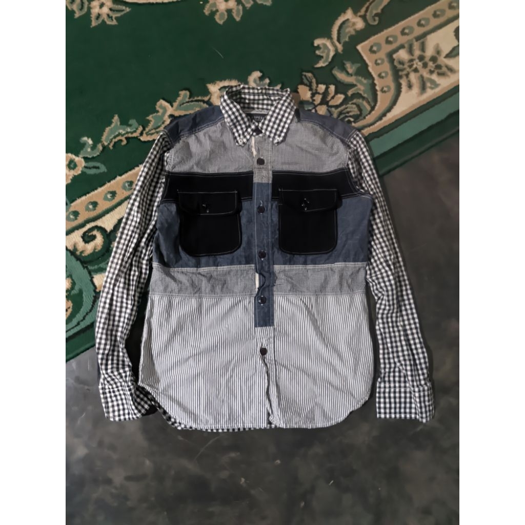 aspesi Amsterdam patchwork tshirt