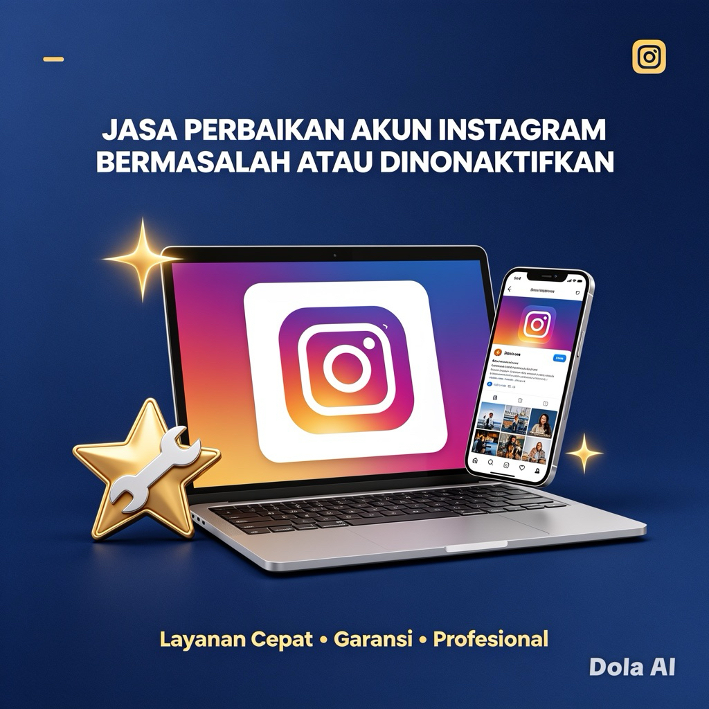 jasa perbaikan akun instagram