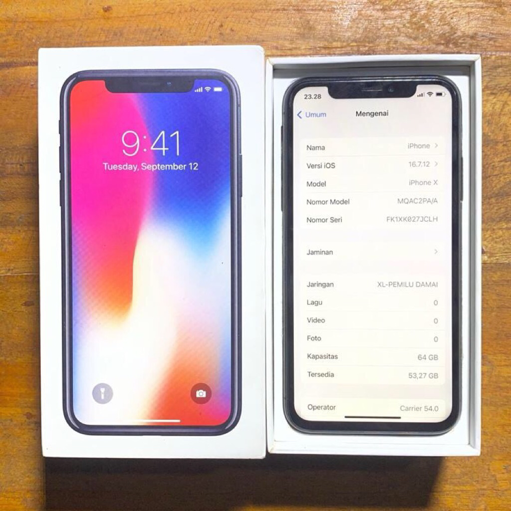 IPhone X 64gb ex resmi ibox PA/A