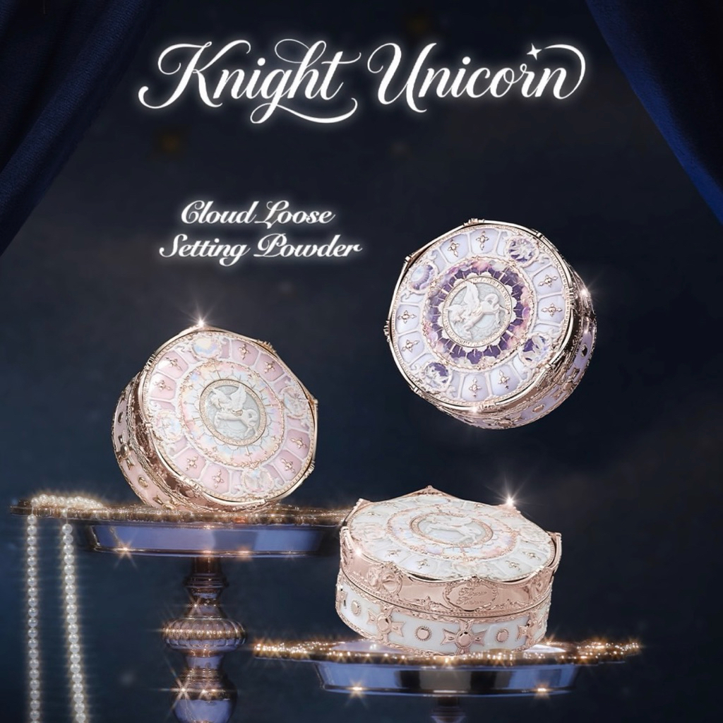 Flower Knows Knight Unicorn Collection Cloud loose Setting powder refill only