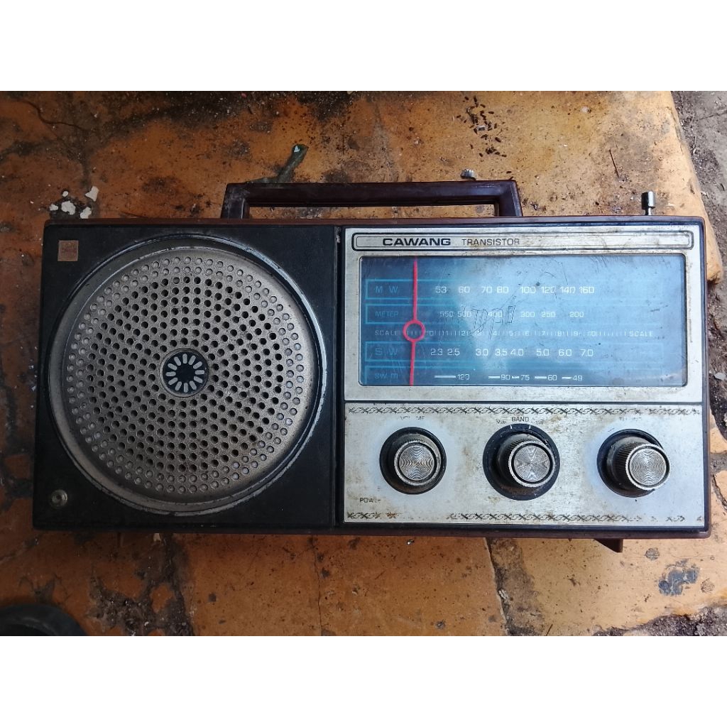 radio cawang national jadul kondisi masih bunyi