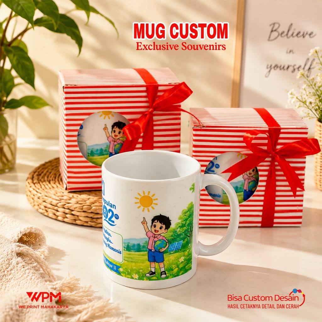 SOUVENIR MUG CUSTOM / APKET SOUVENIR MUG / custom mug / souvenir mug / cetak mug