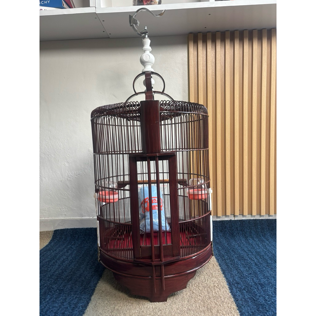 Sangkar Anis merah diameter 38 tebok ceper batman