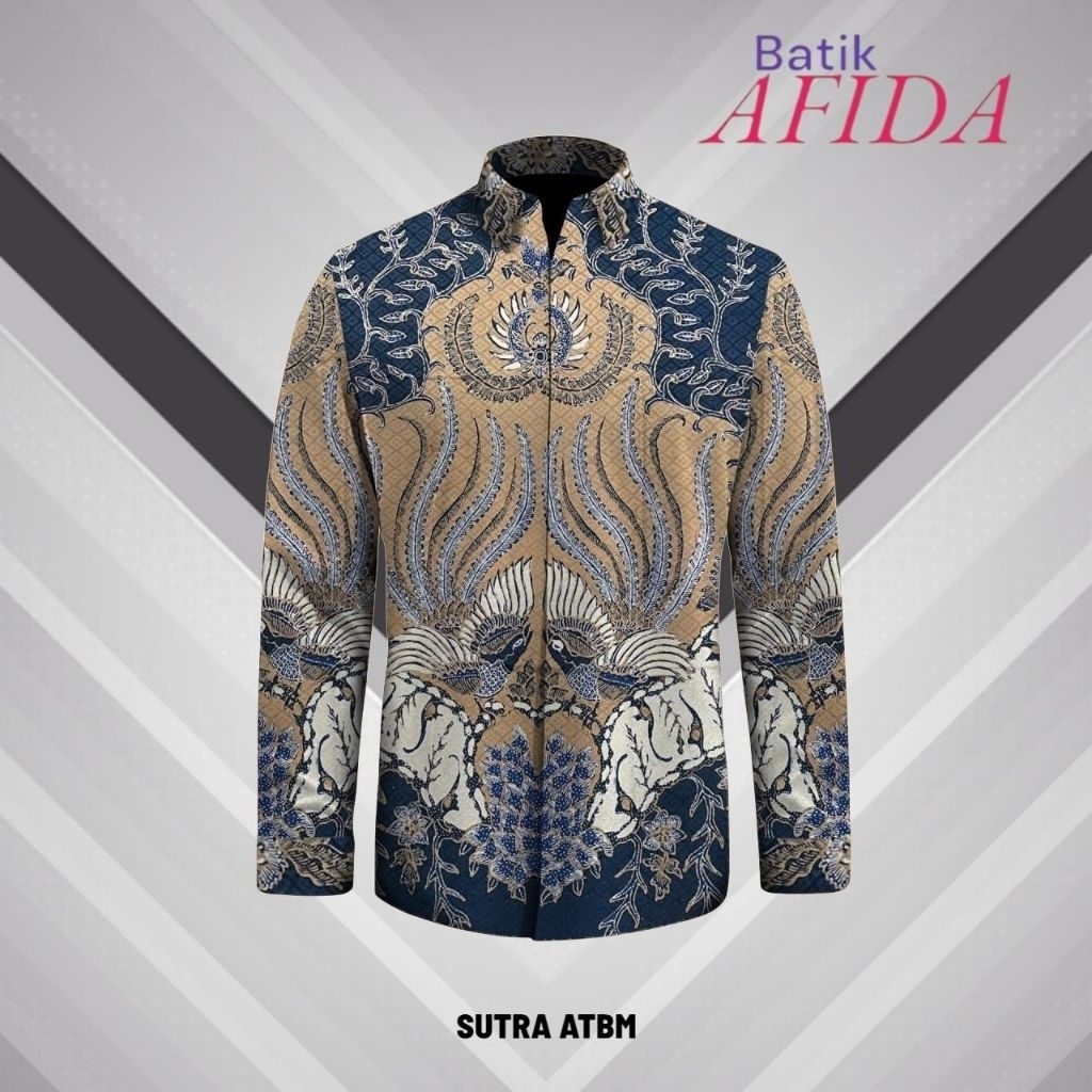 Kain Kemeja Batik Tulis Asli Tulis Manual SUTRA ATBM