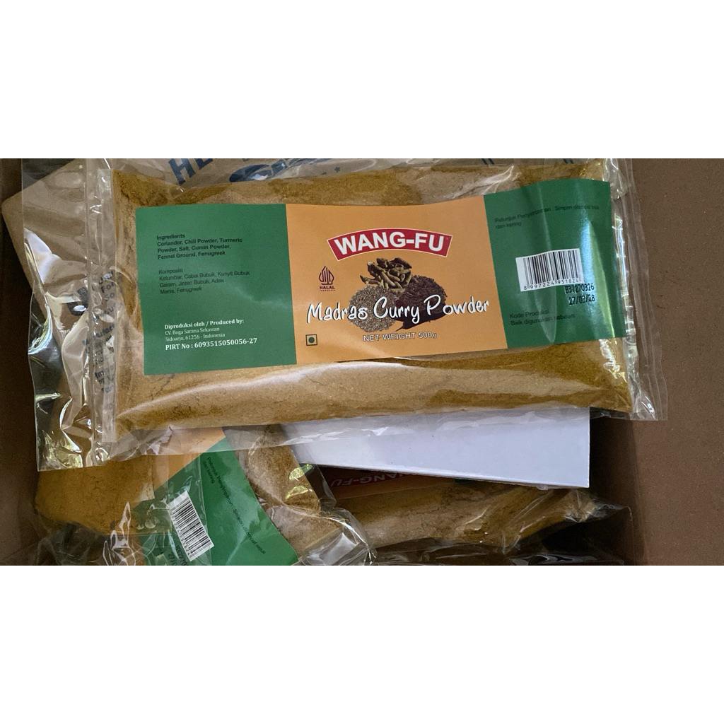 Wangfu Madras Curry Powder 500 gr / Wang Fu Wang-Fu Kari Bubuk
