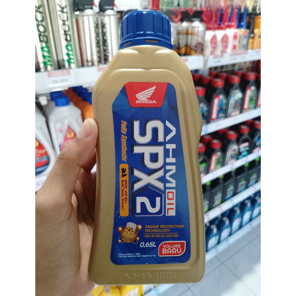 AHM Oil SPX 2 10W-30 Fully Synthetic 650ml Original Honda