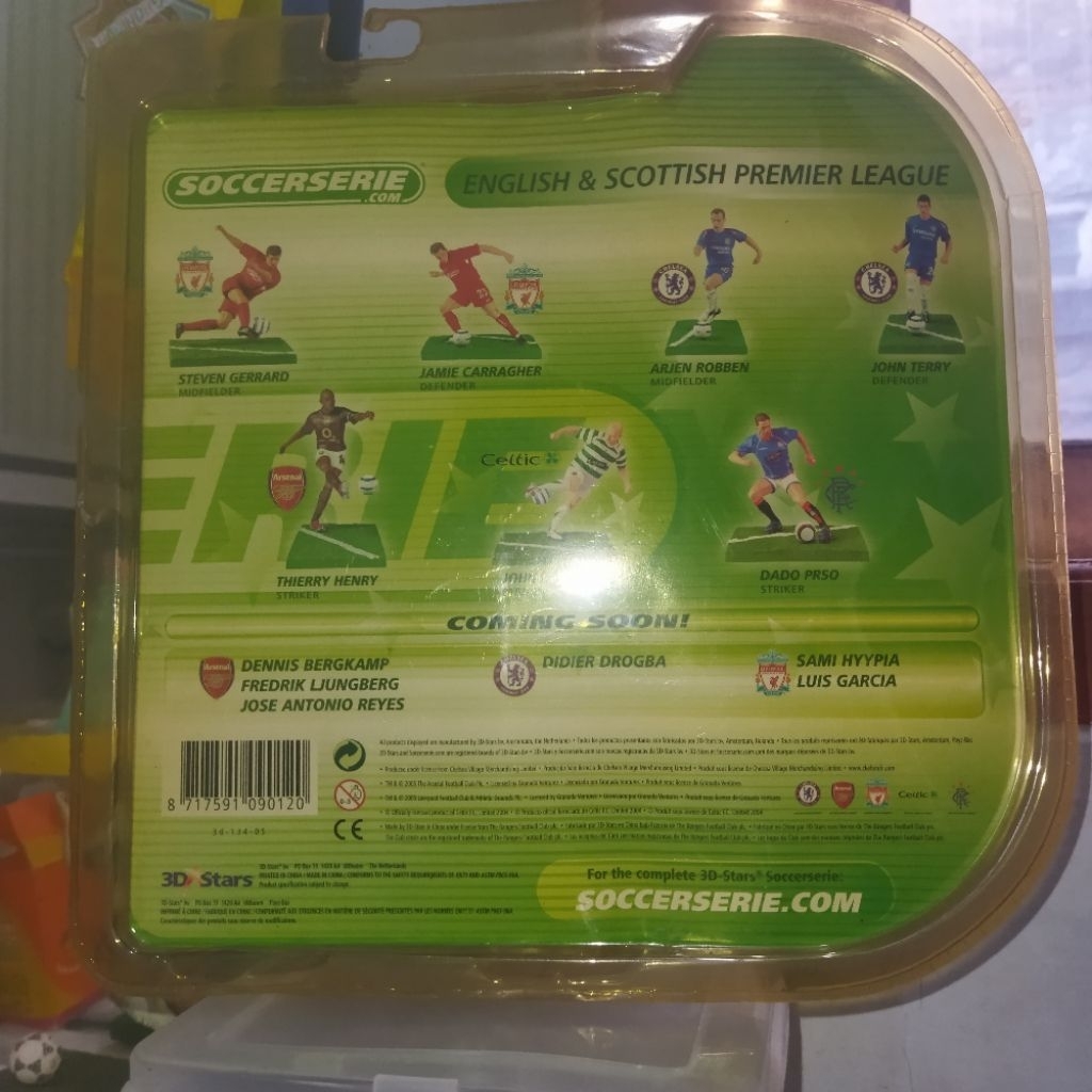 Figure Soccerserie Arsenal Thierry Henry Rare Blister
