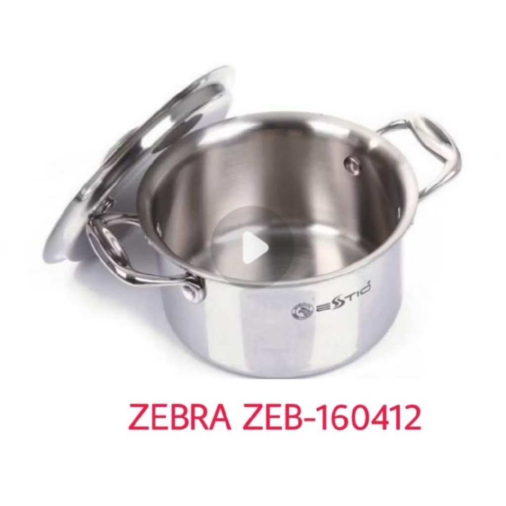 Zebra panci stainless 160412 Sauce Pot Estio 5 Ply 20cm