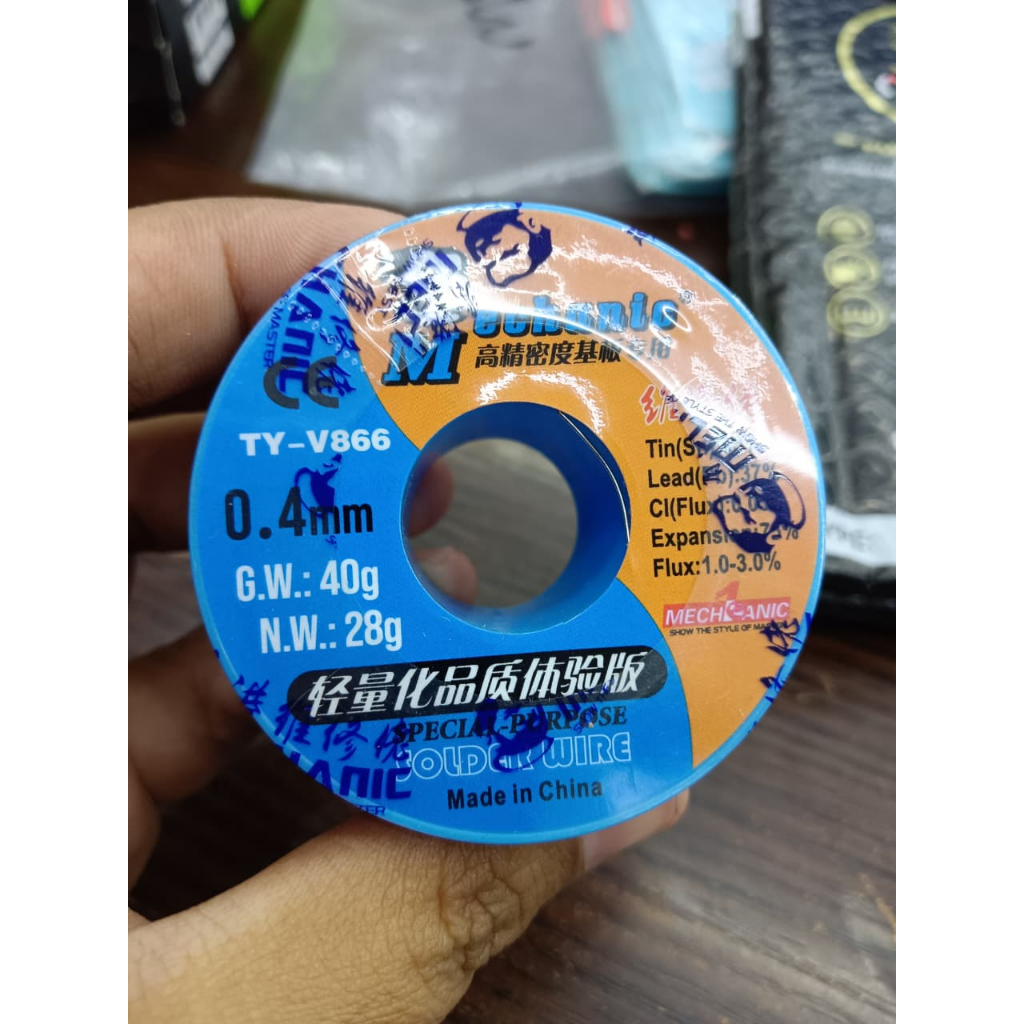 TOOLS SOLDERING WIRE MECHANIC 0.4mm