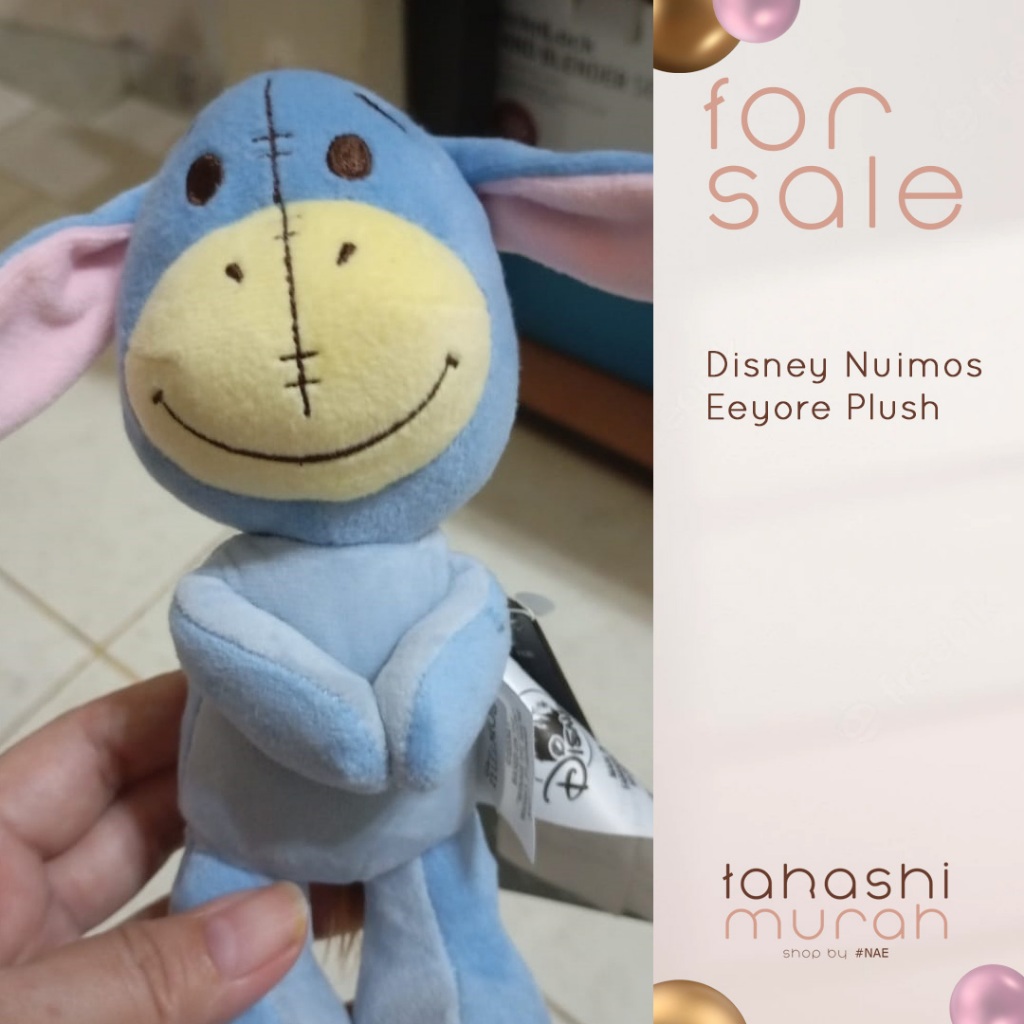 [LAST STOCK] Disney Nuimos Boneka Eeyore Winnie The Pooh asli original 100%