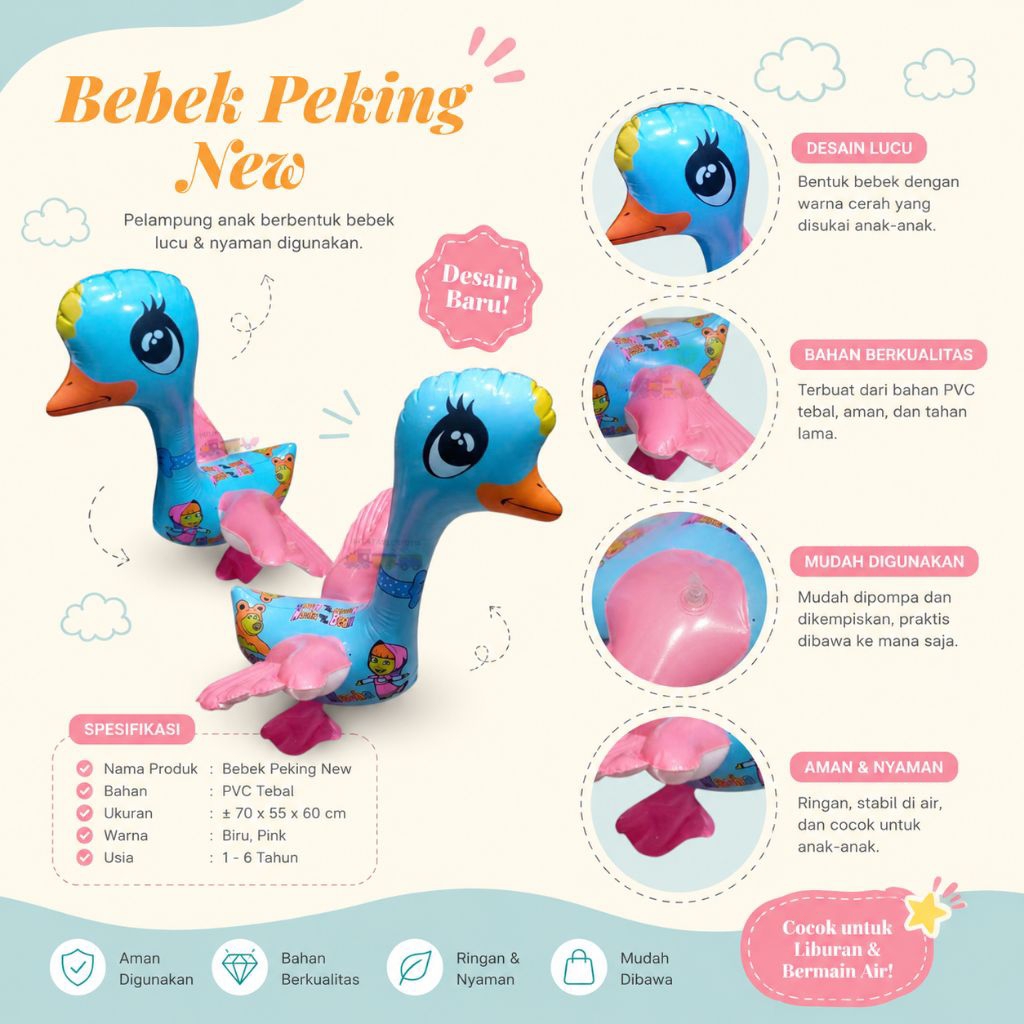 Inflatablestoys - Mainan Tiup Anak Bebek Peking Lkl