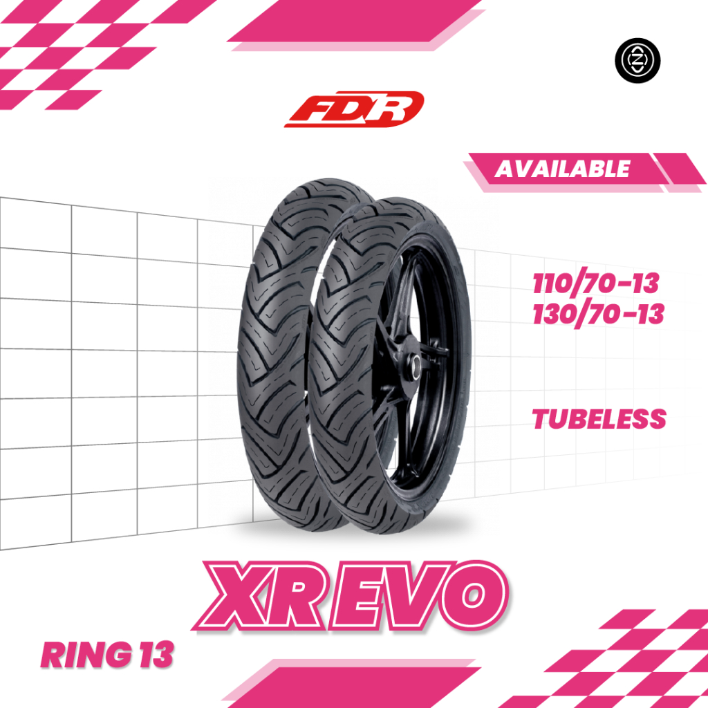 Ban matic FDR Federal XR EVO 110/70 130/70  Ring 13 Tubeless PCX ADV NMAX