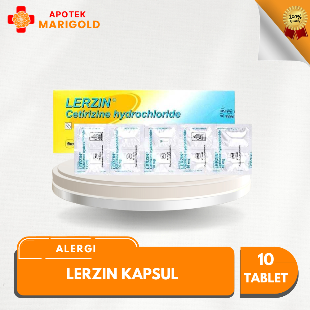Lerzin Kapsul 1 Strip @ 10 Kapsul