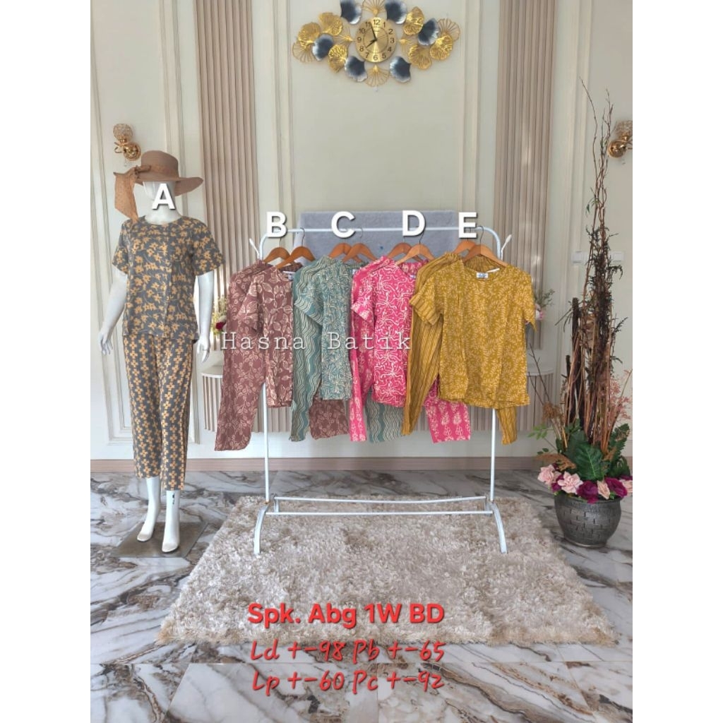 Setelan Celana Luza (Spk. Abg 1W BD) Batik Pekalongan