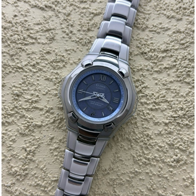 Arloji Jam tangan Gms Casio Baby G Blue Dial Second Preloved