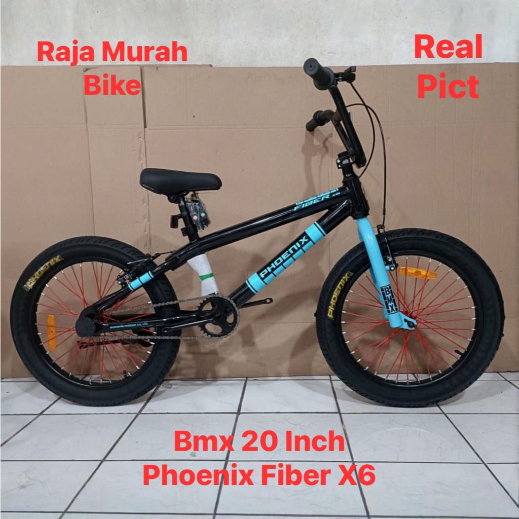 Sepeda Bmx 20 Inch Phoenix Fiber X6 Ban Jumbo 3.0 Sepeda Anak Laki Laki Bmx Phoenix Fiber X6 20 Inch