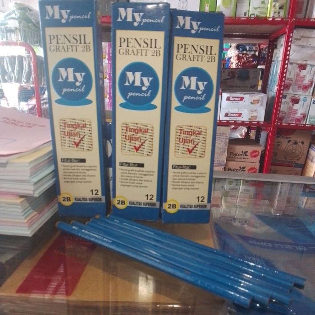 6 pcs pensil 2 b/ My Pencil 2B 6 Pcs