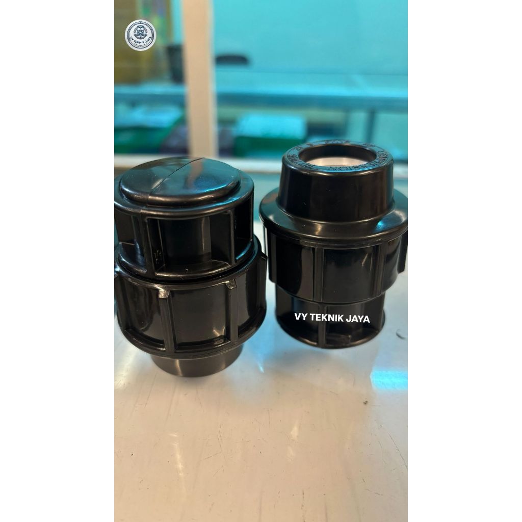 End Cap Compression HDPE 63mm