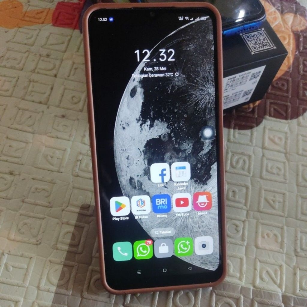 HP bekas minus bisa pakai normal , Oppo A16 . baca deskripsi