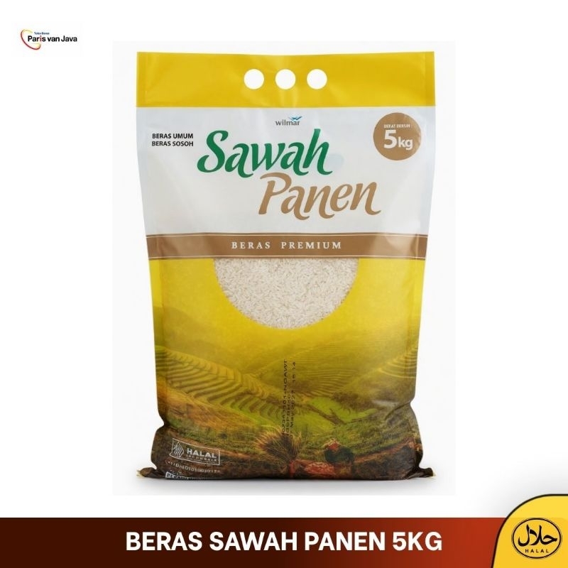 Beras Premium Sawah Panen Kemasan 5 KG