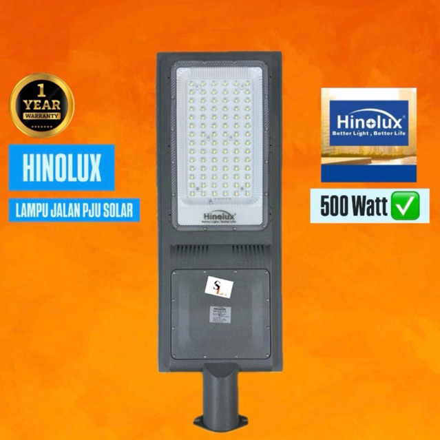 Lampu Jalan Solar LED PJU 500 Watt Hinolux, Body premium HL-8226