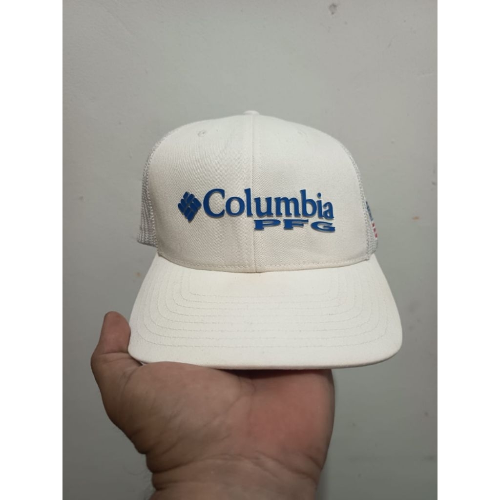 Topi Columbia Flag White PFG