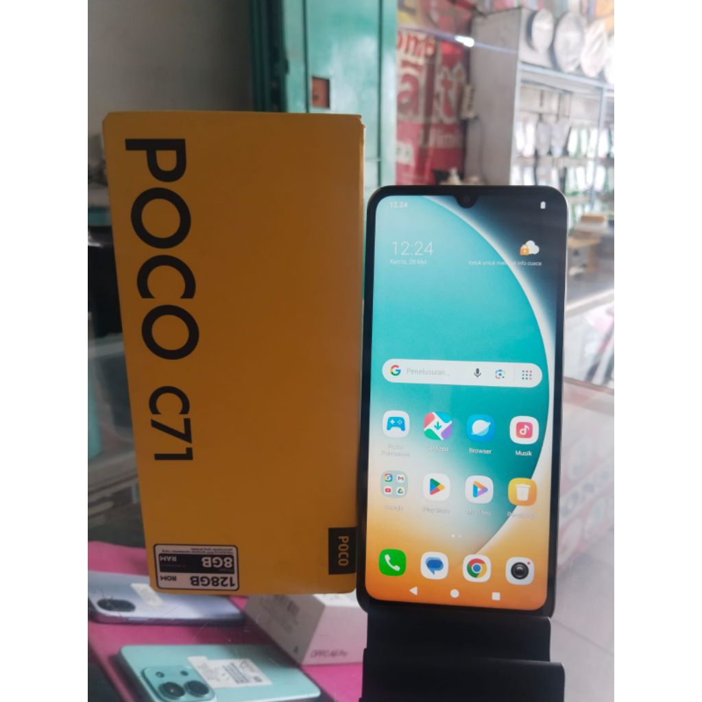 HP SECOND MURAH BERGARANSI POCO C71 RAM 4+2/128 LCD ORIGINAL KOTAK