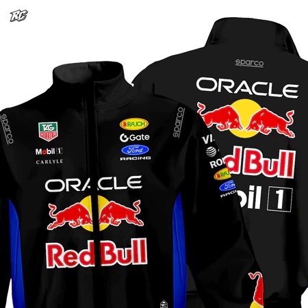 Jaket F1 Ford Livery Oracle Redbull 2026 Max Full Printing