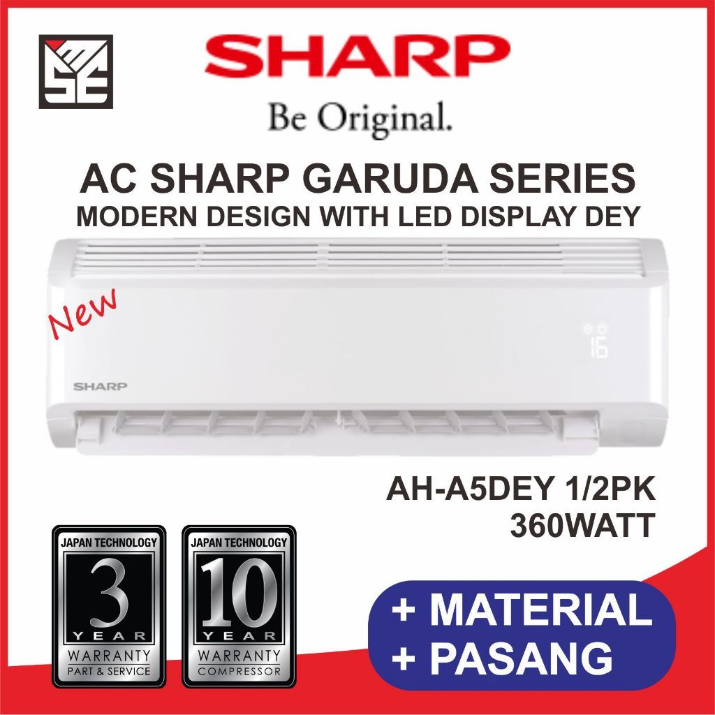 Ac Sharp  DEY Series with LED Display Bogor 1/2, 3/4 , 1 PK BOGOR