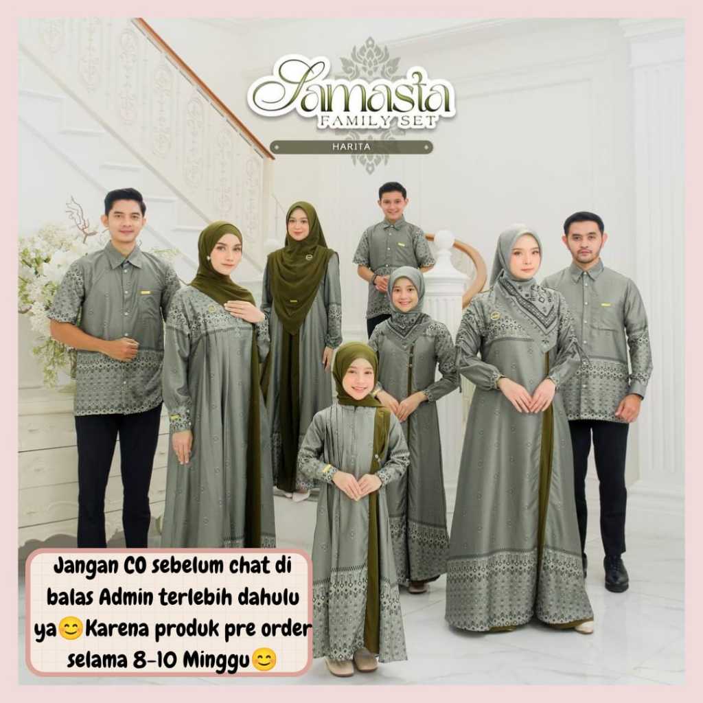 Samasta by Lanira OPEN PRE ORDER (READY AGUSTUS 2026) gamis koko sarimbit dewasa
