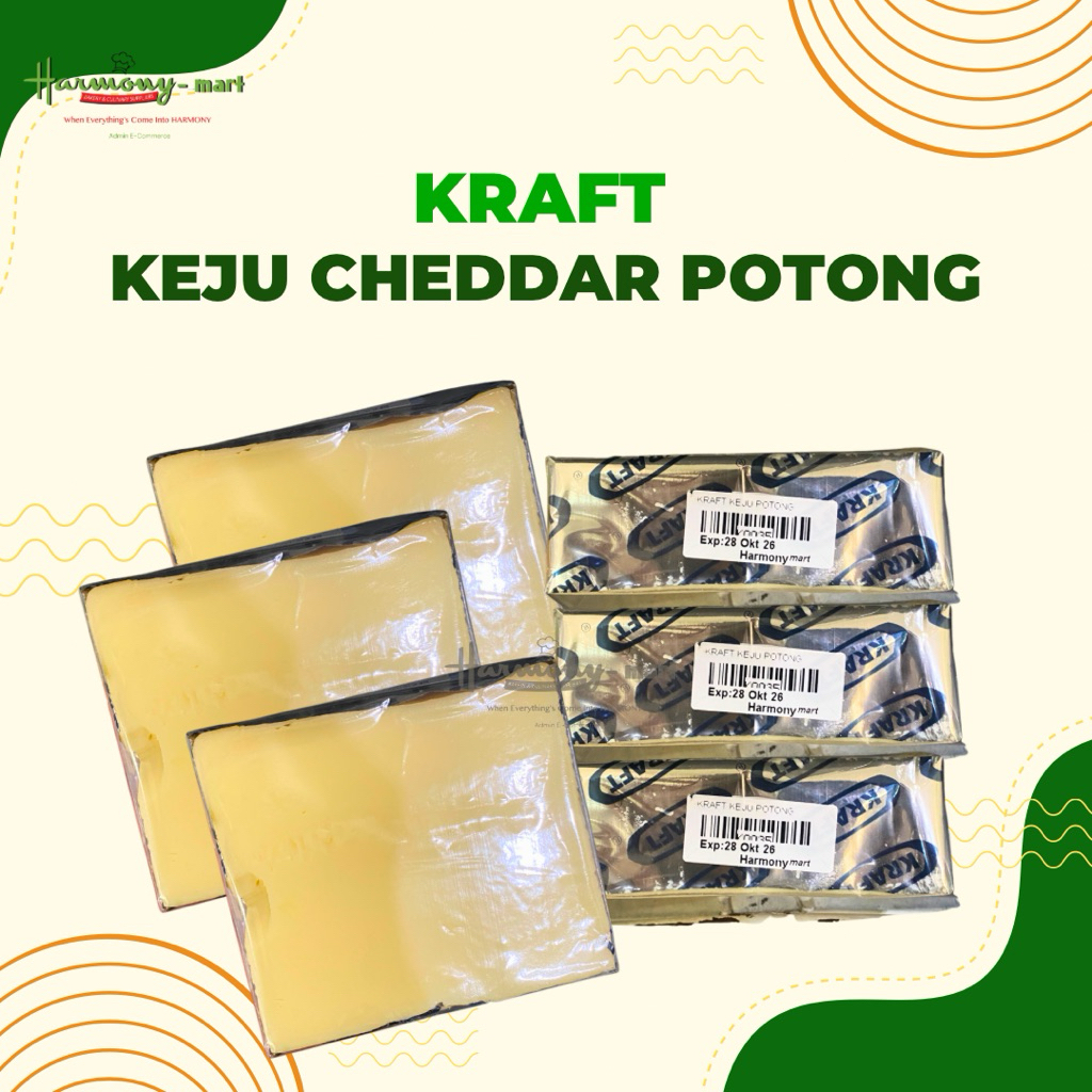Kraft Cheddar Potong/ Keju Potong