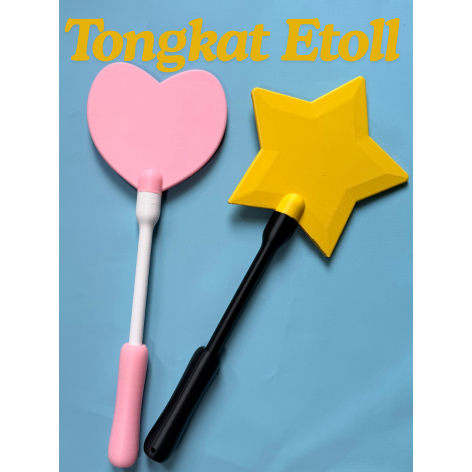 Tongkat Etoll Sihir Peri Tongtol Tongkat Etol Emoney Tongkat Tol Lucu Bintang Star Love Tap Pay EDC 
