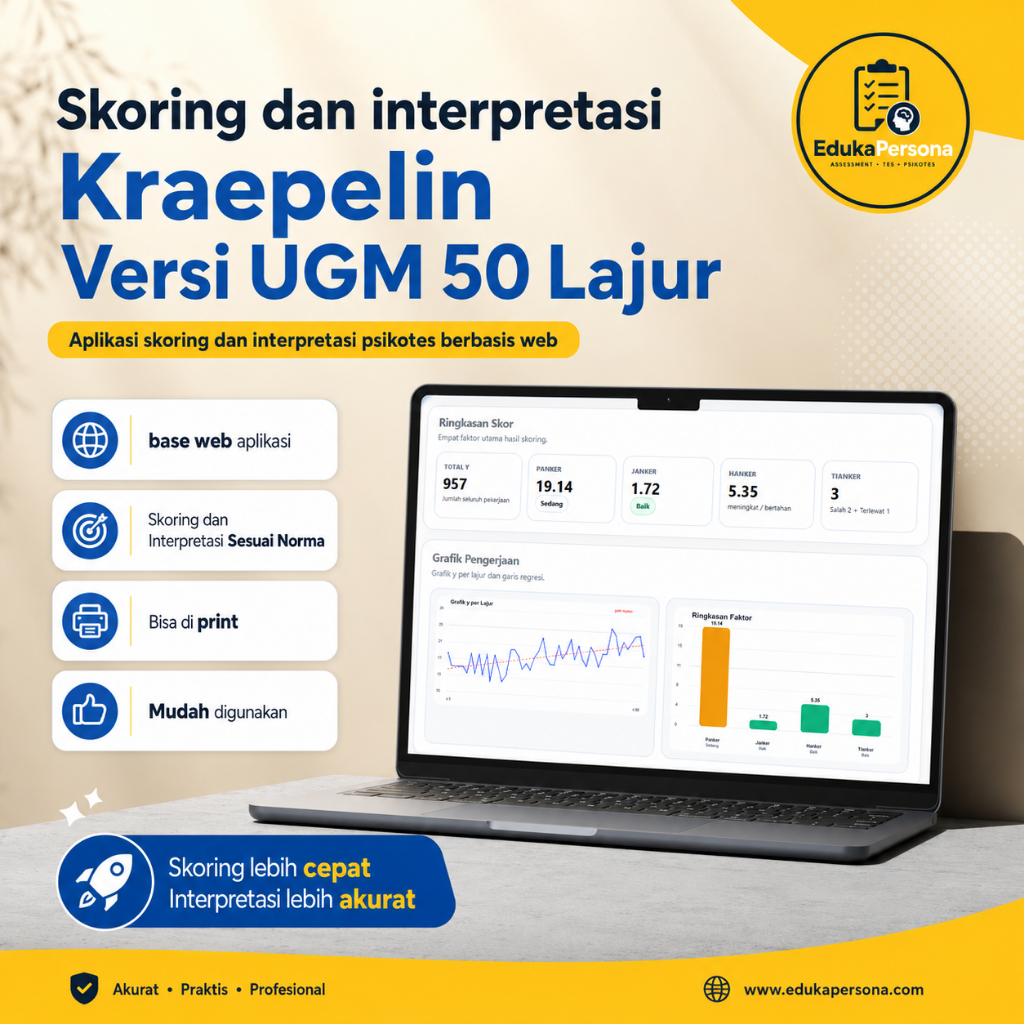 Aplikasi Skoring dan Interpretasi Kraepelin Versi UGM