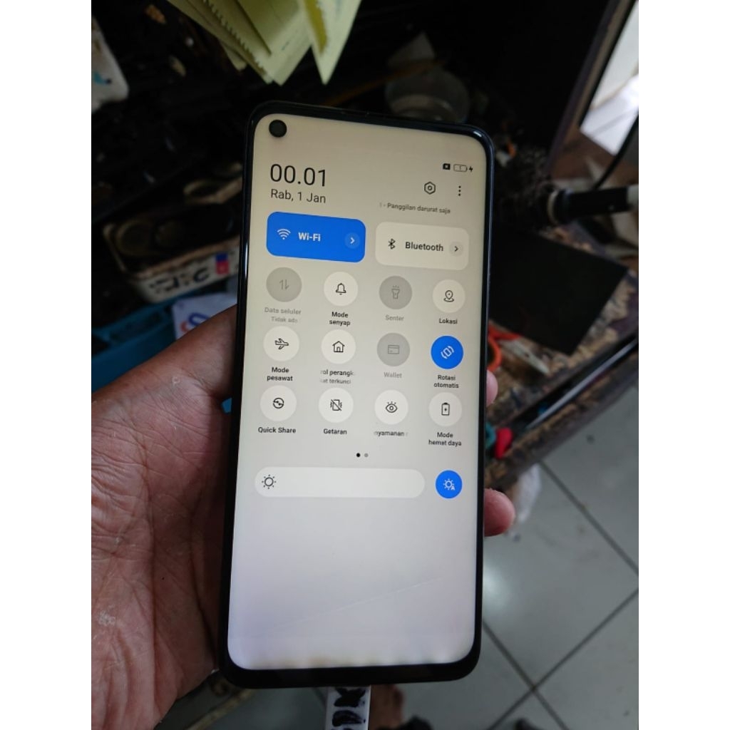 lcd oppo a96 ori cabutan