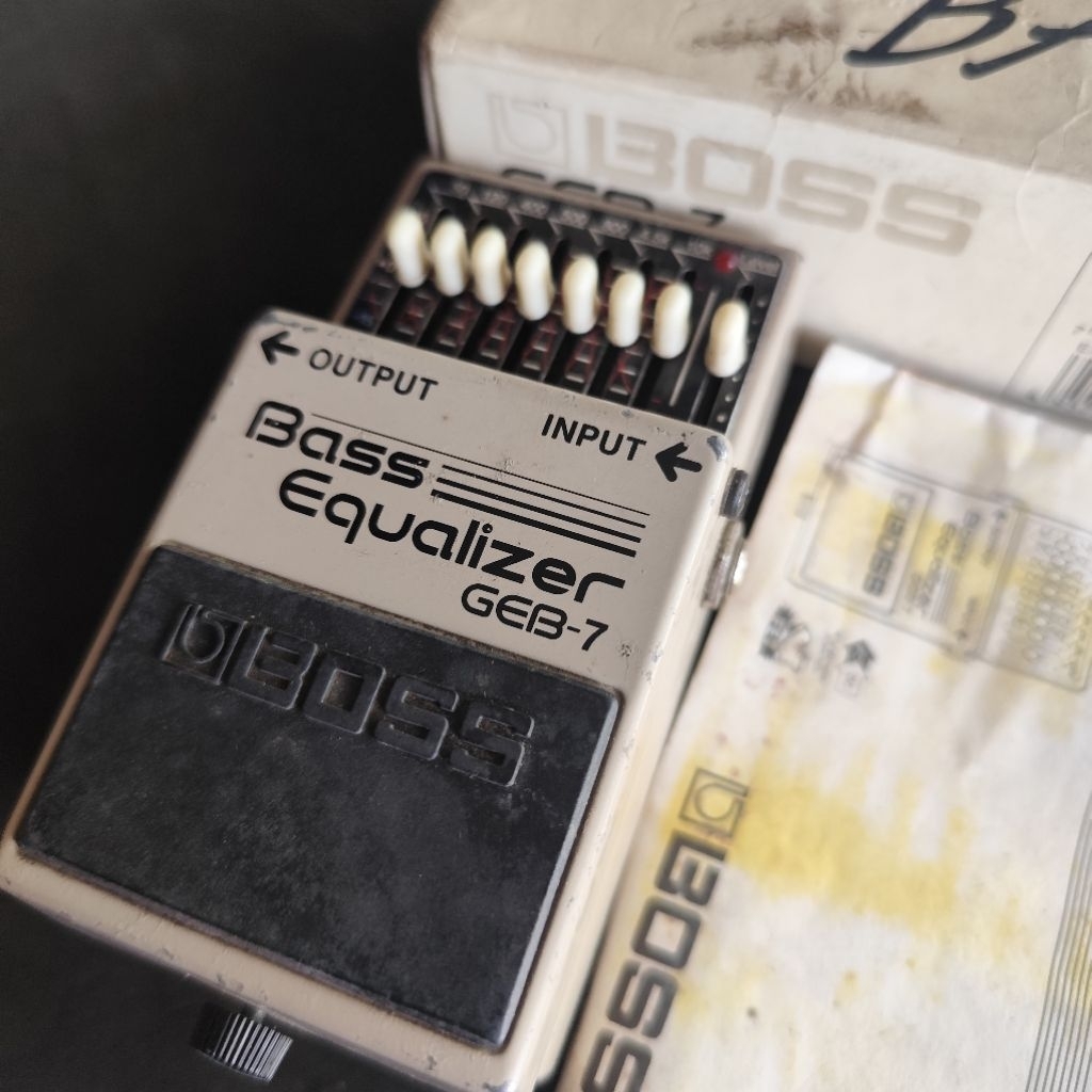 Boss GEB 7 ,Bass Equalizer, Efek Gitar Bass, Not GE 7b, GE 7, Nux, Zoom,, Valeton