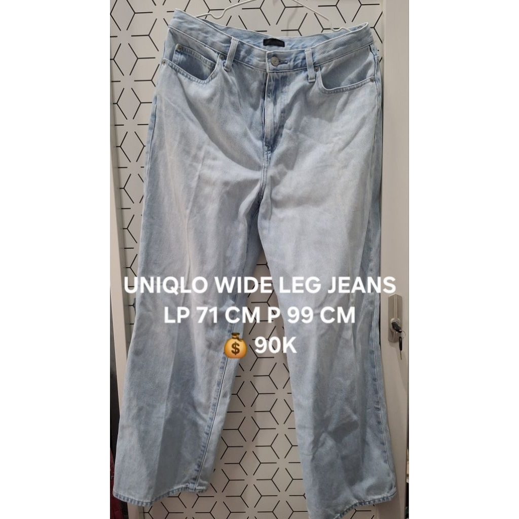 UNIQLO WIDE LEG JEANS