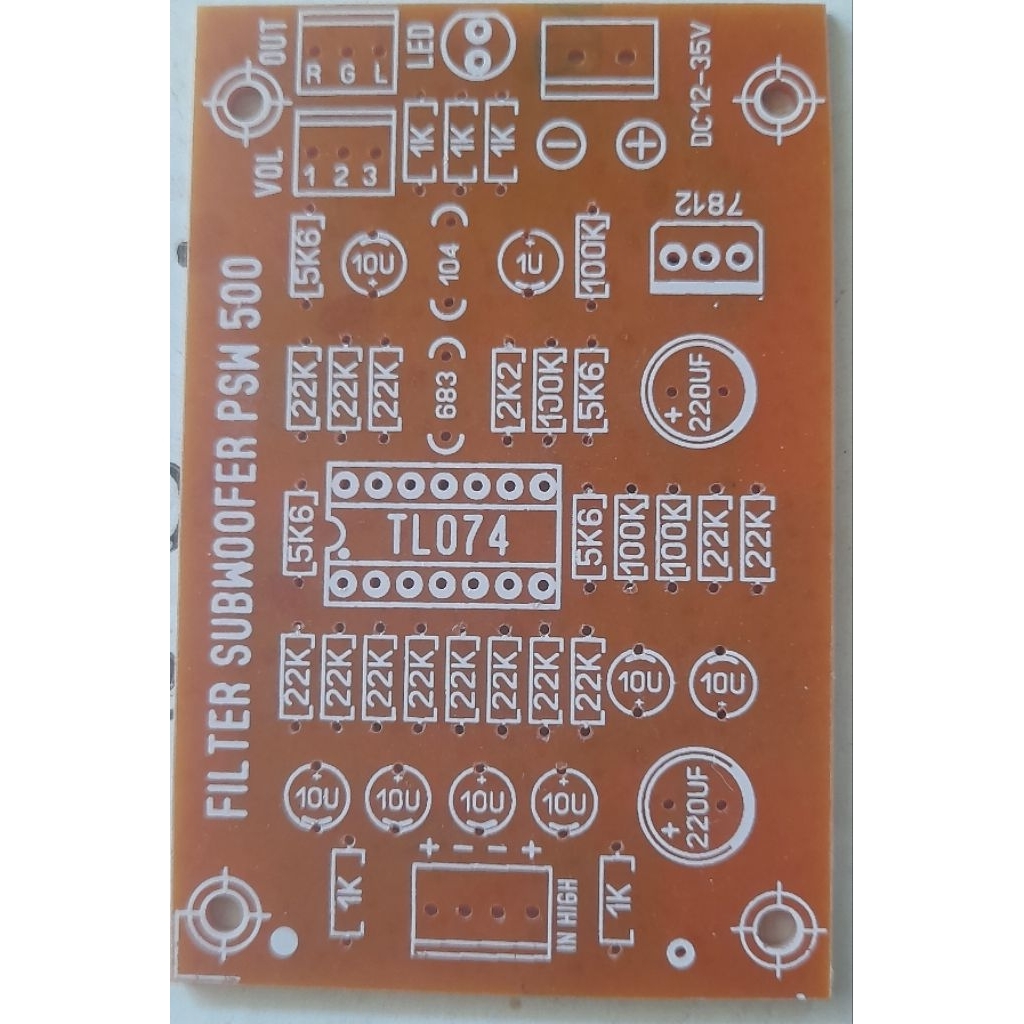 PCB FILTER SUBWOOFER PSW500 SOKET