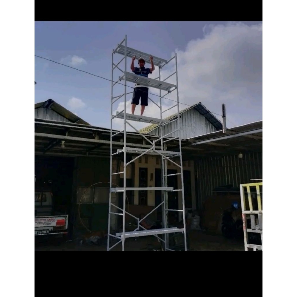 scaffolding lipat 3 set plus roda 1 set