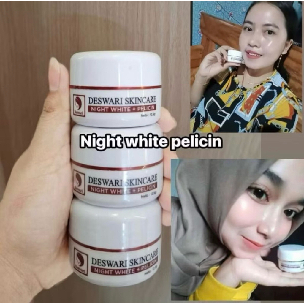 Deswari Scincare Cream malam/ night cream 100% Ori Deswari Scincare