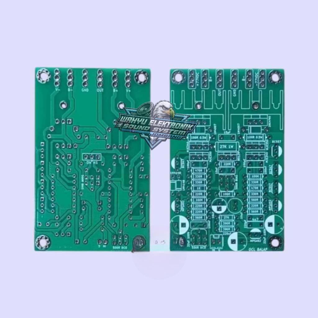 PCB OCL Balap Double Layer FR4 Fiber