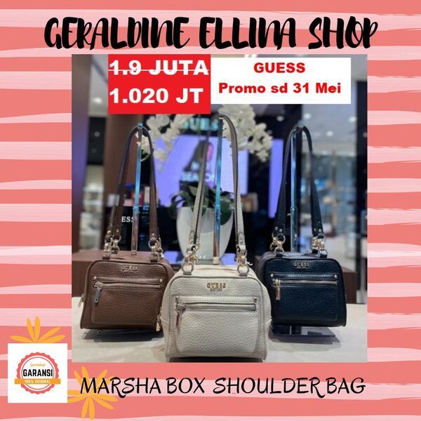 Tas GUESS wanita original sale shoulder bag seri EMERIE