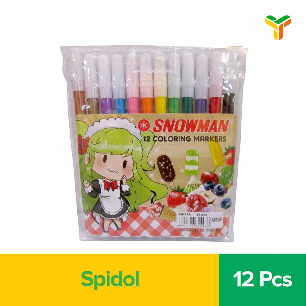 Snowman Spidol 12C 1116 Spidol Alat Tulis