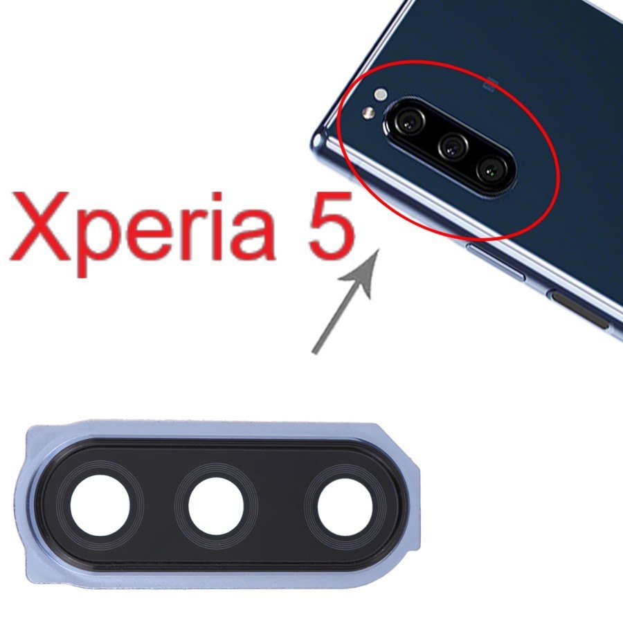 Lensa Kaca Kamera plus Frame - Sony Xperia 5 / J8210 / J8270 / J9210 / SO-01M / SOV41 / 901SO