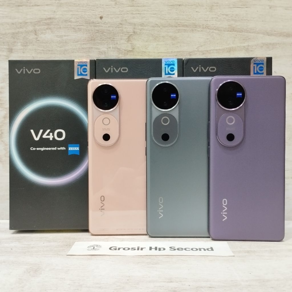 VIVO V40 5G 12/512GB 12/256GB HP SECOND BEKAS FULLSET