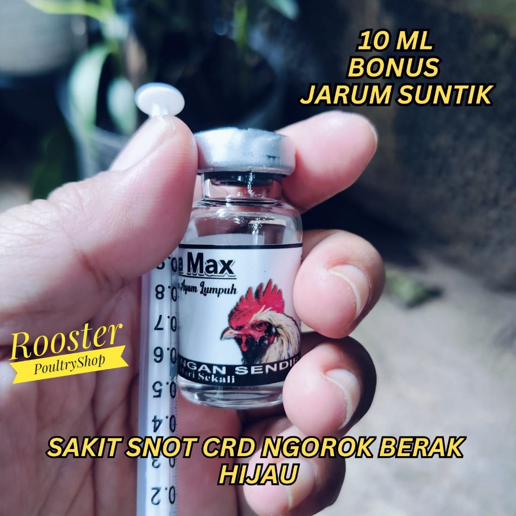 DEXA MAX 10 ml  Obat Ayam Sakit Ampuh